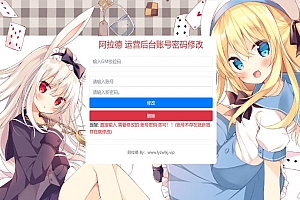 阿拉德通用运营后台登录密码修改工具